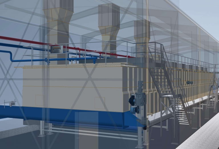 Drying of woodchips and sawdust on a belt dryer